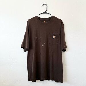 MENS Carhartt brown tee
